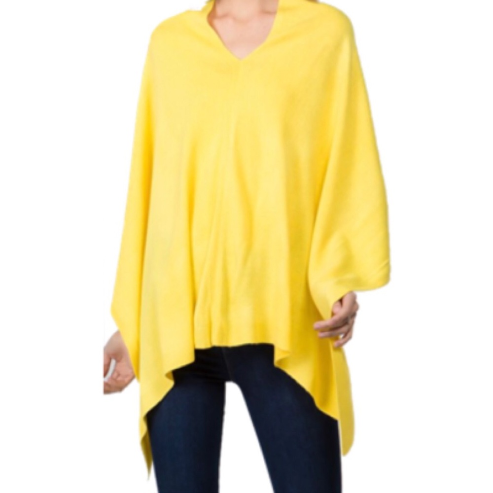 LAST ONE!! Yellow Soft Poncho , just throw on